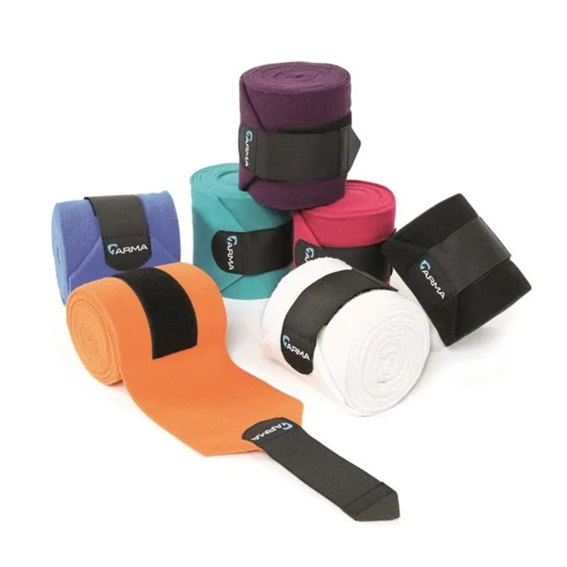 Shires Arma Fleece Bandages - Plum